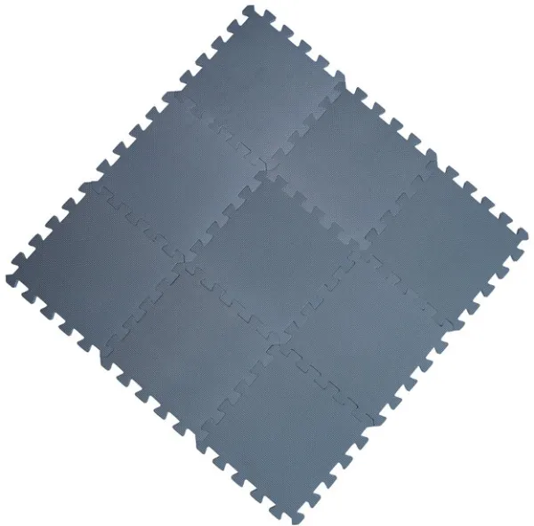 Foam play mat Bekids, dusty blue 9 pcs