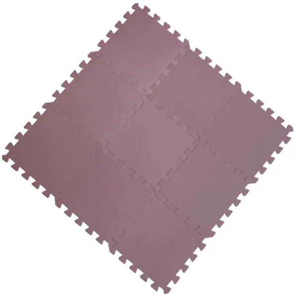 Foam play mat Bekids, Dusty Pink 9 pcs
